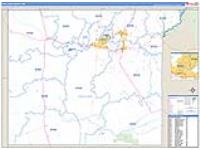 San Juan, Nm Carrier Route Wall Map